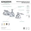 Kingston Brass KS3962NL 8" Widespread Bathroom Faucet, Polished Brass KS3962NL
